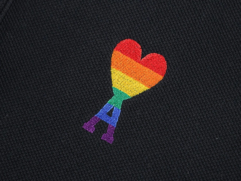 AMI Rainbow Logo Polo