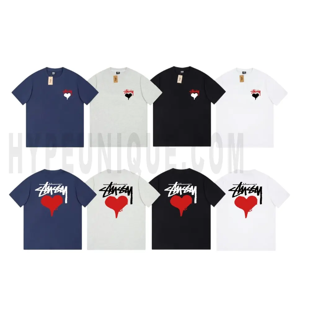 Stussy Stock Heart T-Shirt