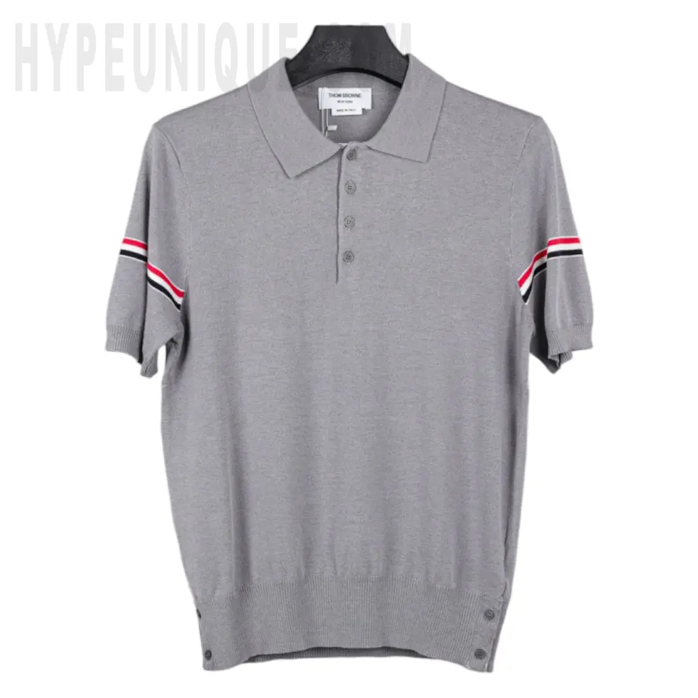 Merino Wool 4-Bar Polo Shirt
