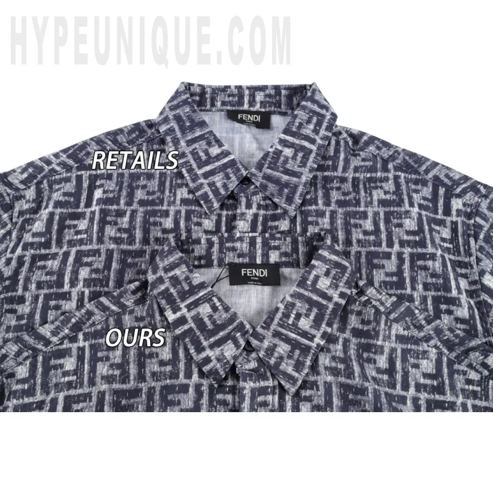 Close-up of the collar detail