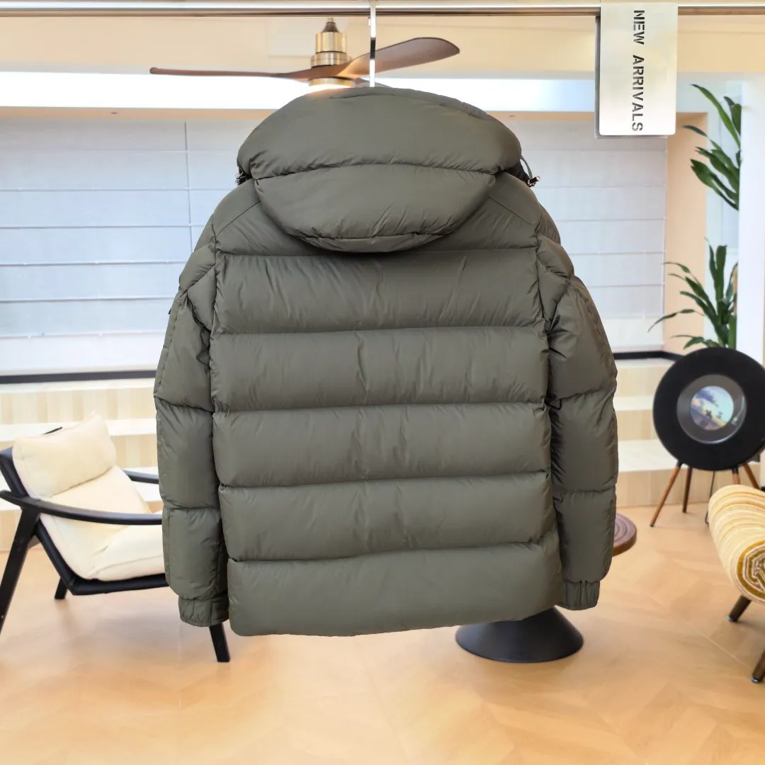 Back View Mcler Maya 70th Anniversary Matte Hooded Down Jacket