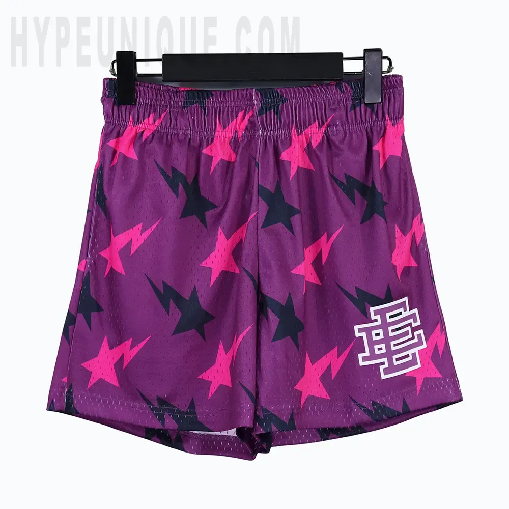The purple shorts