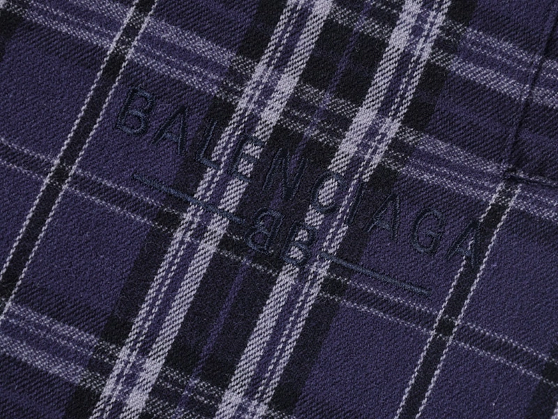 Plaid Counterpoint Embroidered Pants