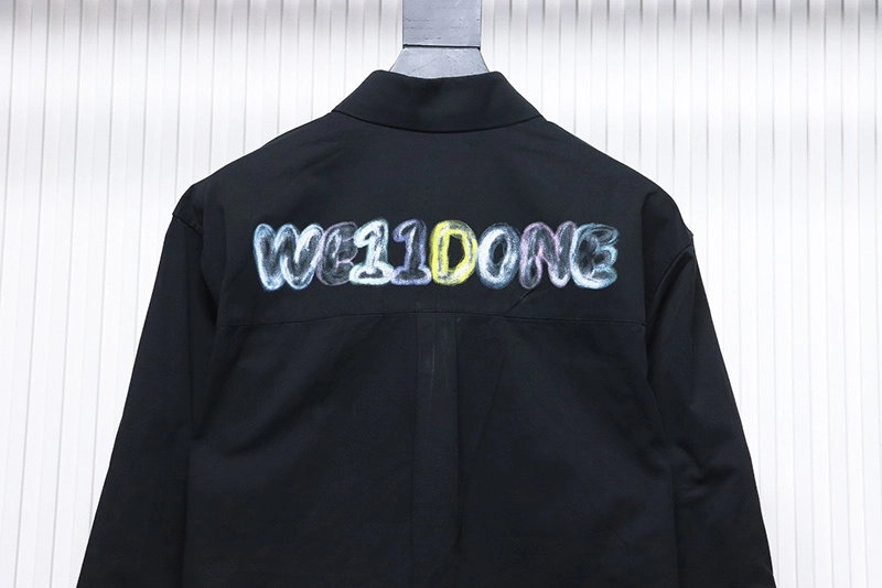 Back Colorful Graffiti Print Shirt