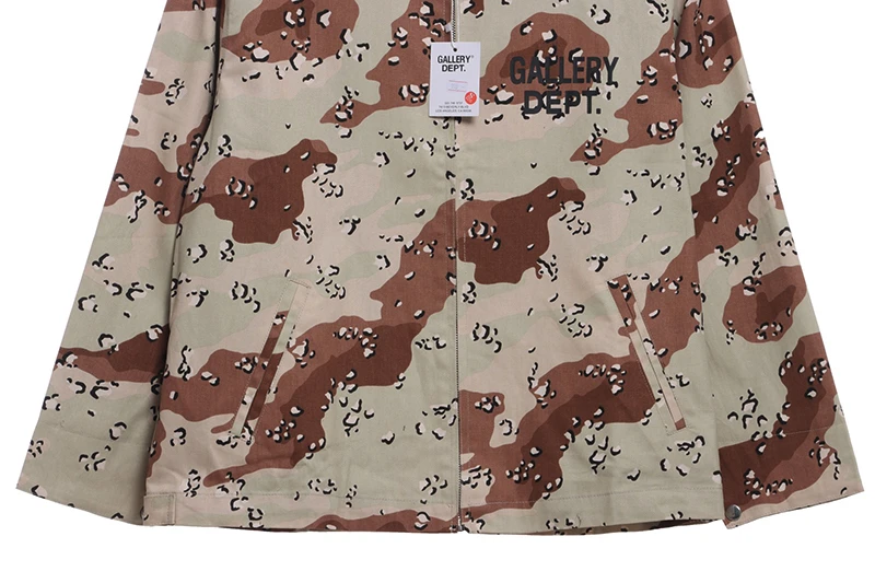 Gallery Dept Camouflage Print Zipped Jacket