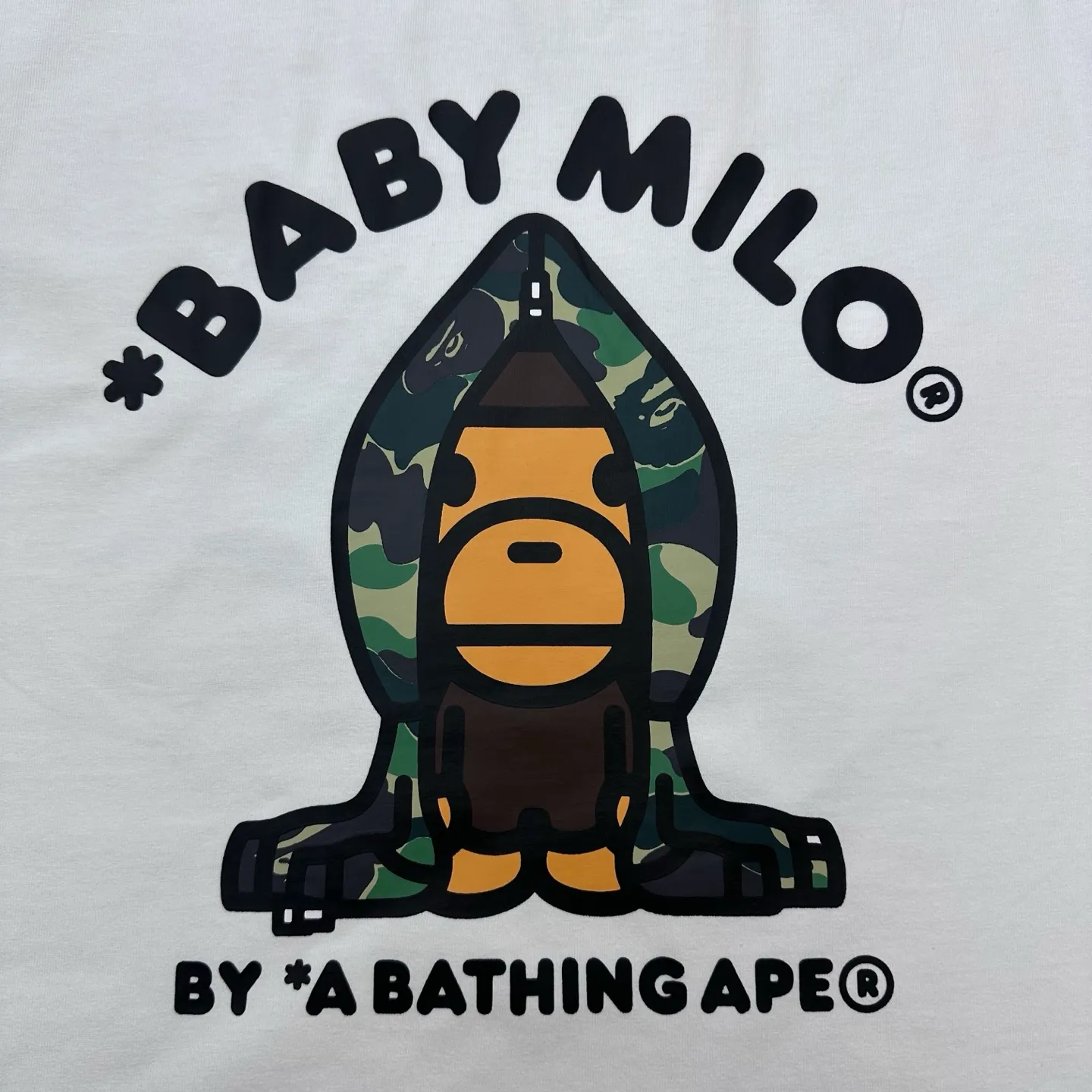 Baby Milo Camouflage Green Logo