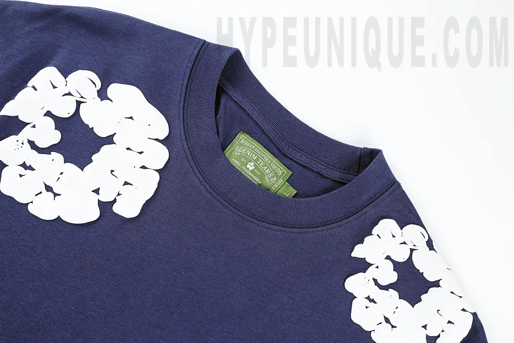 Denim Tears Cotton Wreath-Print T-Shirts