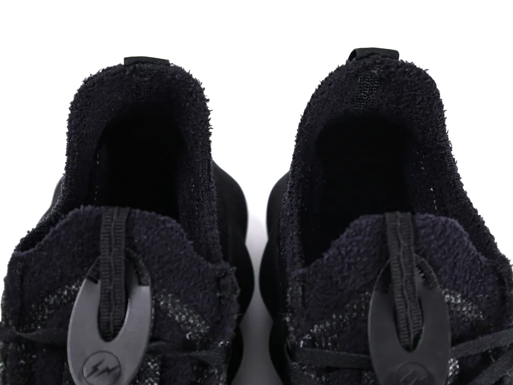 Fragment Design x Mind 002 Flyknit Black Tounge View