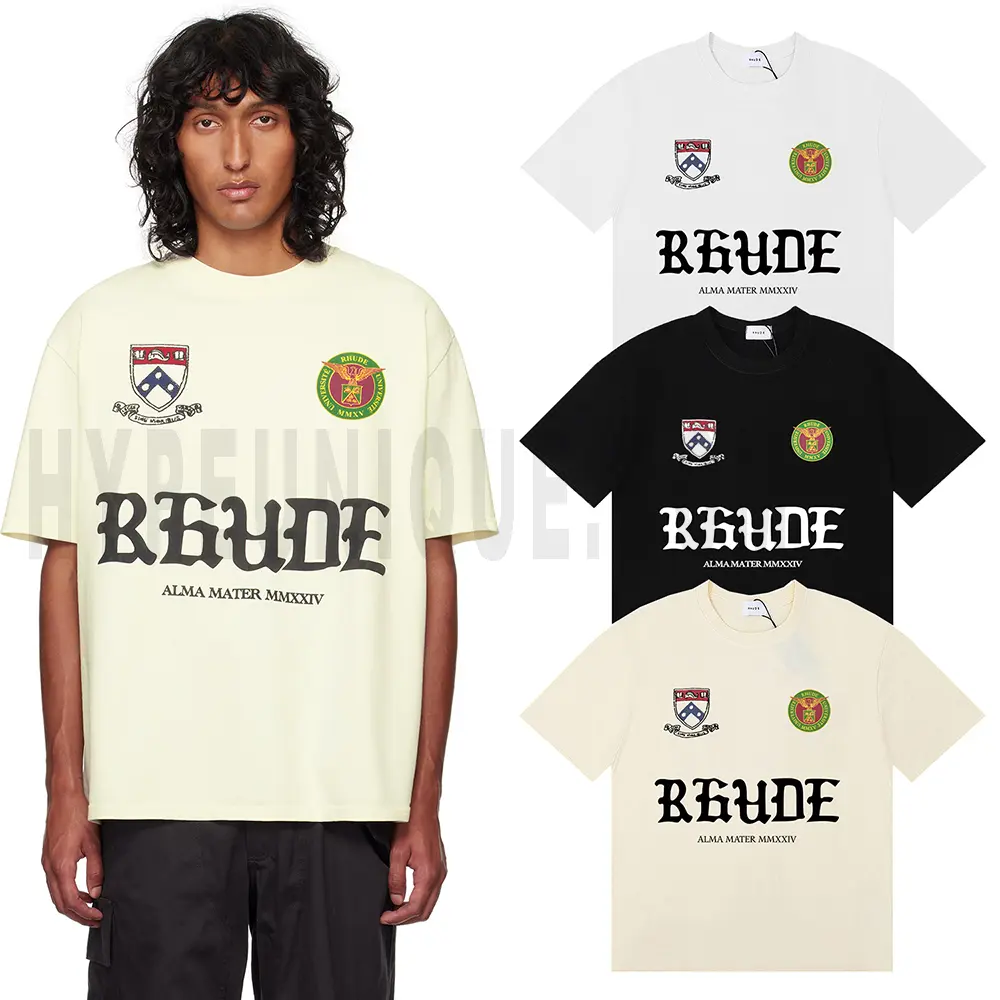 Rhude Runway Script T-Shirt
