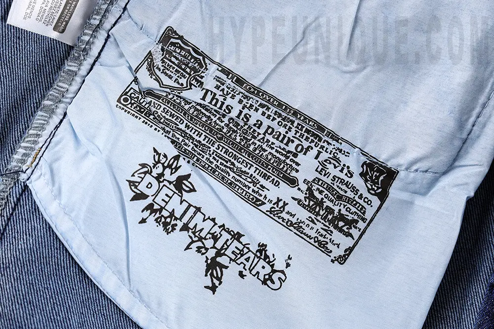 the brand label