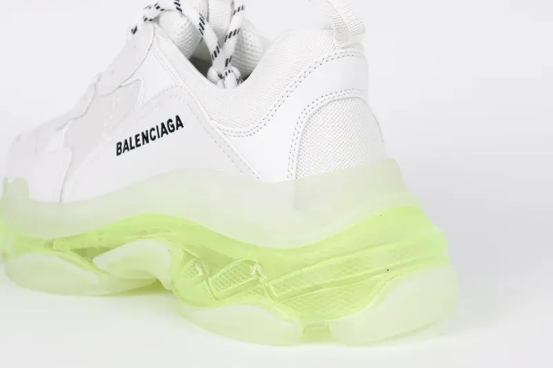 BALENCIAGA TRIPLE S SNEAKER-WHITE GREEN