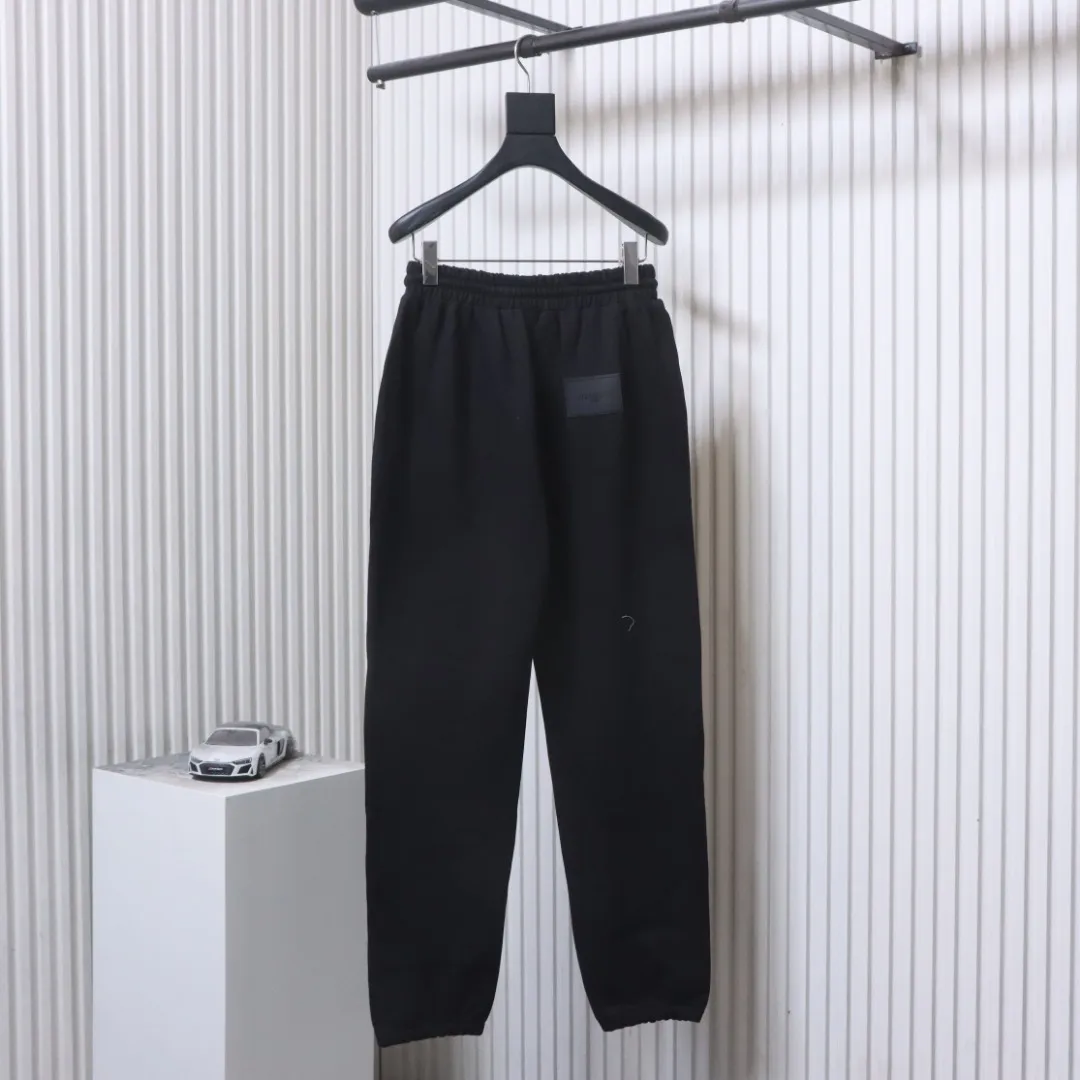 Back Well Done Classic Logo Print Cotton Jogger Pants