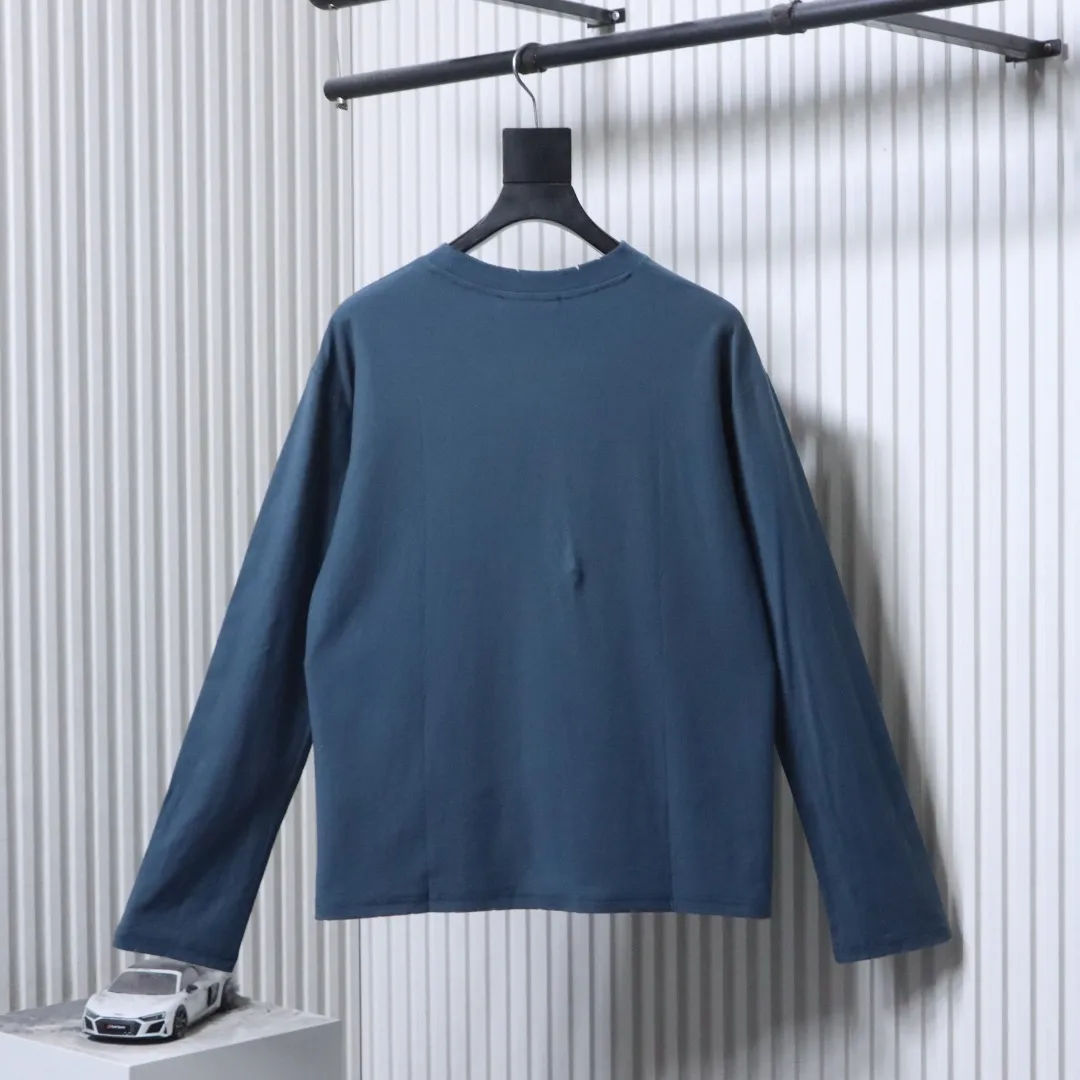 Back Acne 1996 Sandblasted Distressed Long-Sleeve Shirt