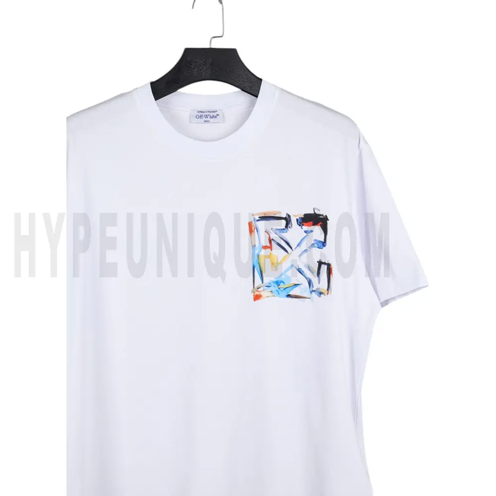The front of the white clothes