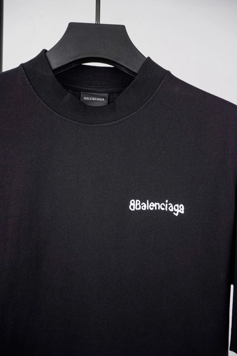 Balenciaga BB Logo Print T-Shirt