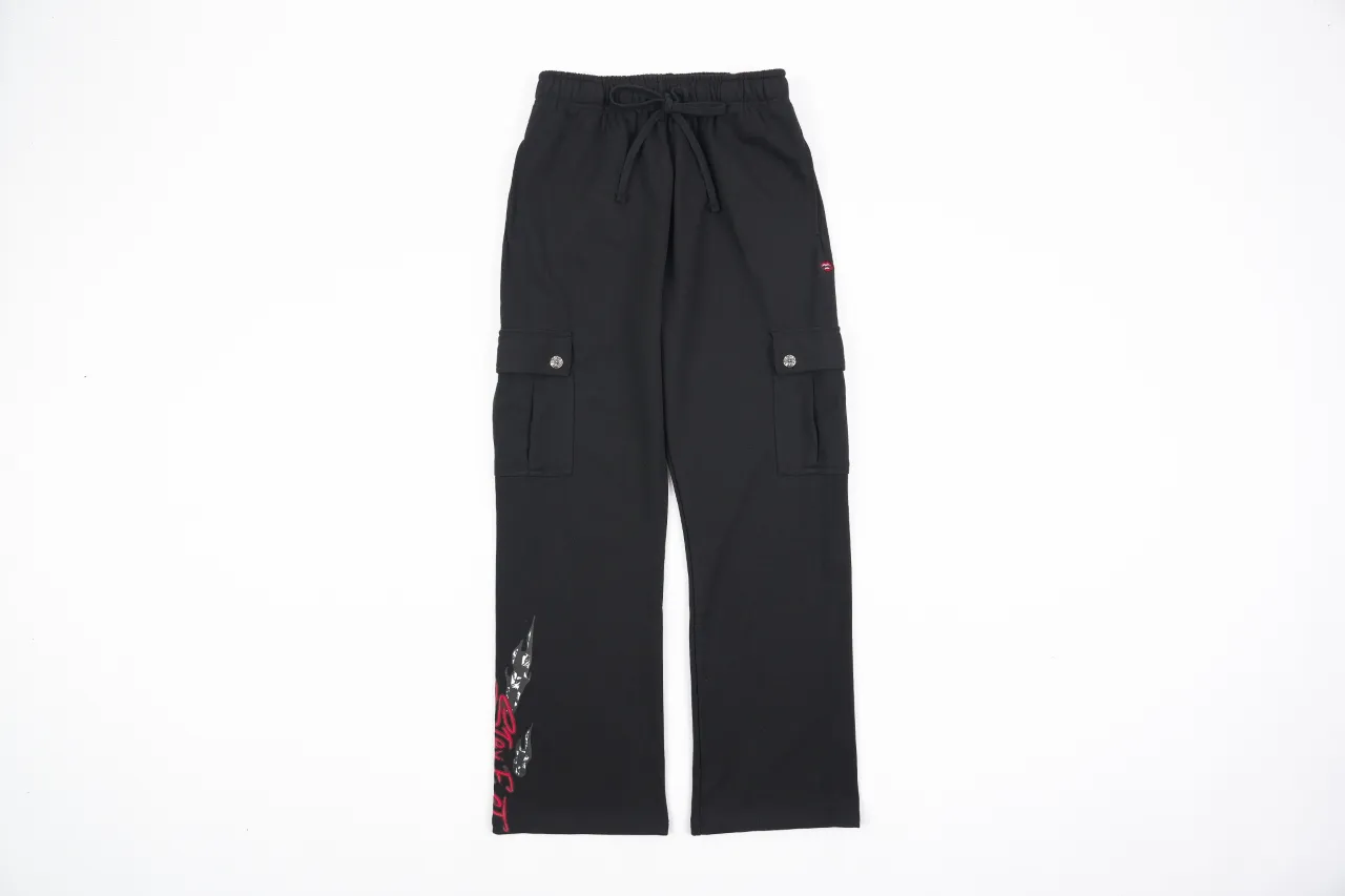 CH 925 Silver Hardware Cargo Sweatpants