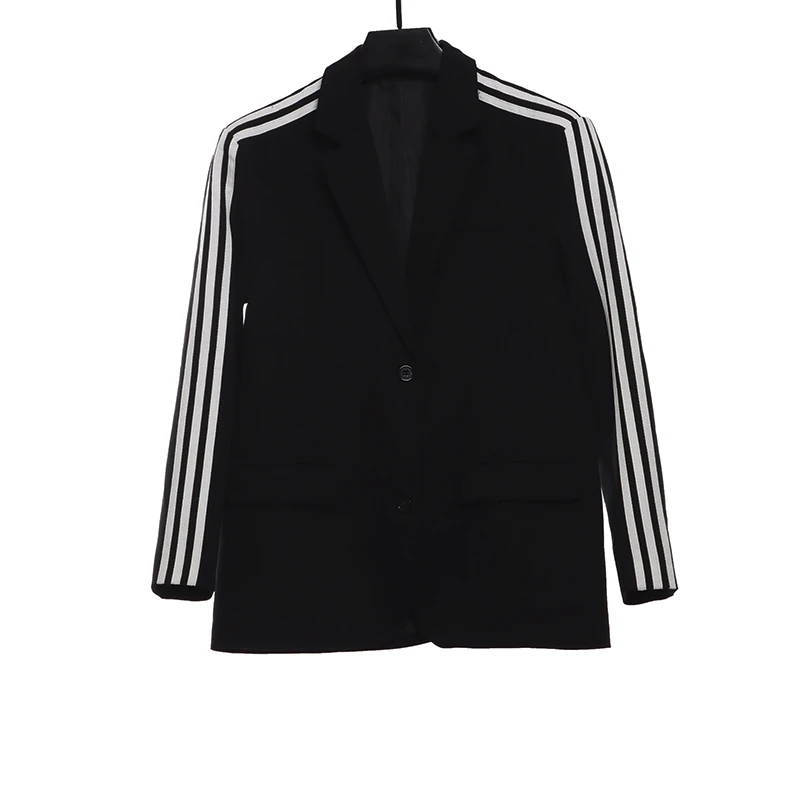 Co-branded Solid Color Lapel Single-Row Blazer Replica