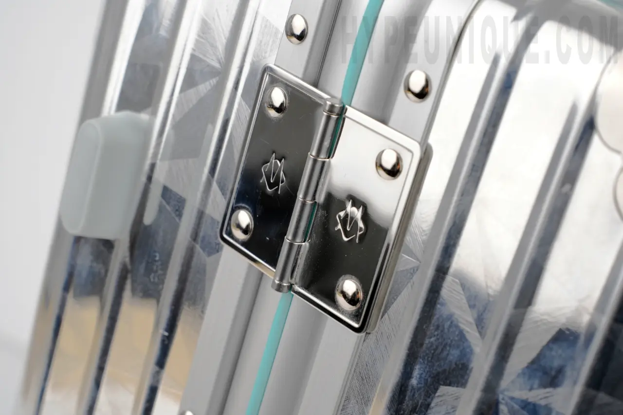 Silver Rolling Suitcase
