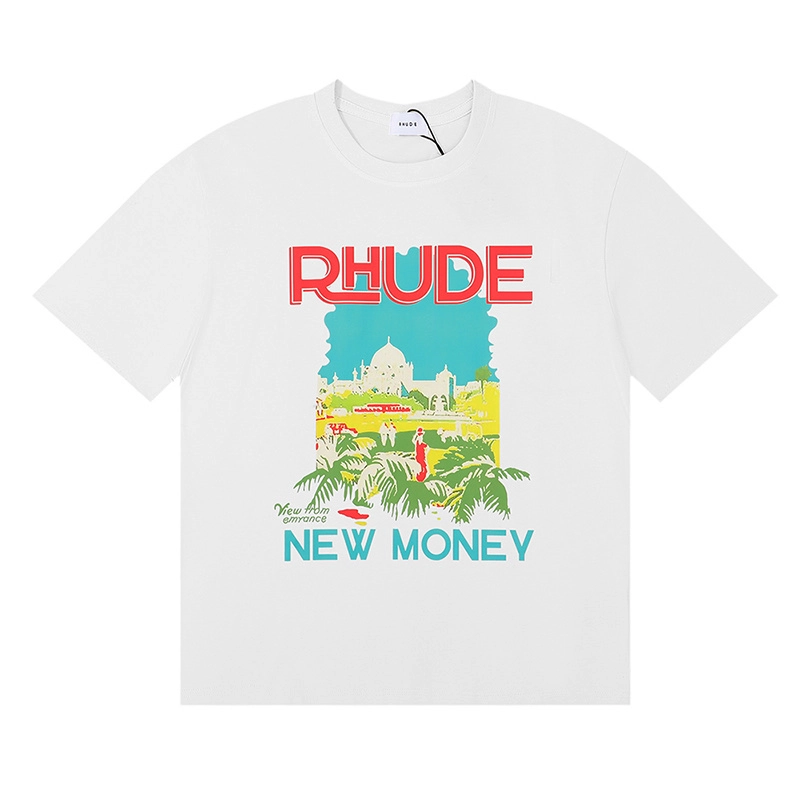 Rhude Windowsil Print T-Shirt Reps