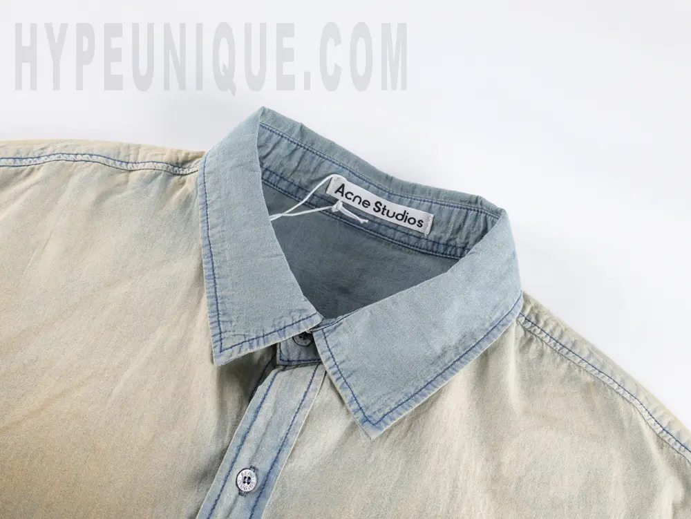 Acne Studios Paint-splatter Cotton Shirt