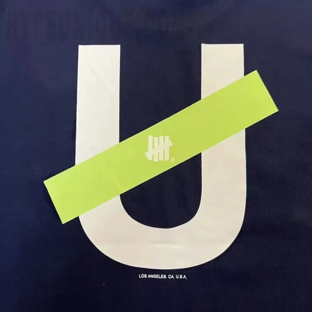 Printed graphic on the back of the garment