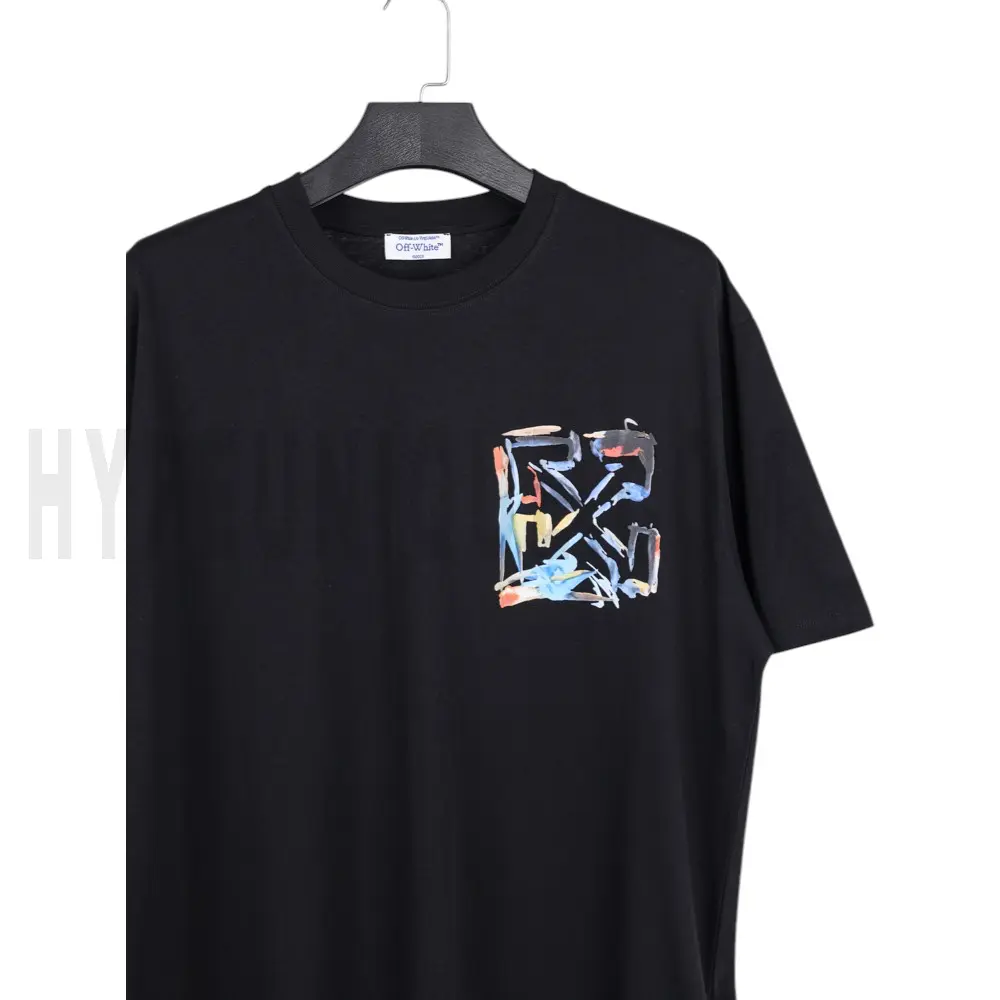 The front of the black clothes