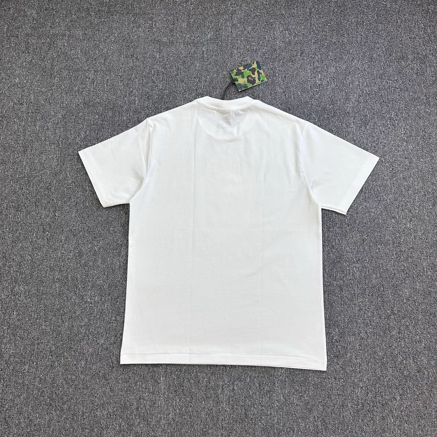 Back BAPE Camouflage Ape Head Logo Crew Neck T-Shirt