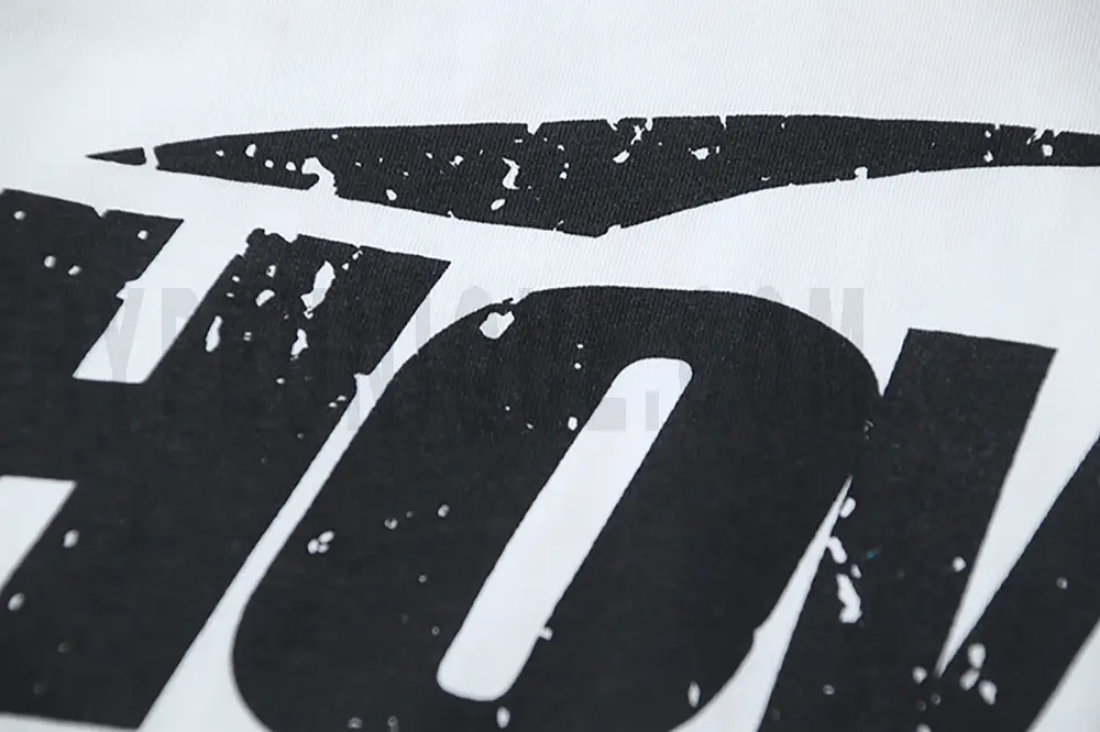 Eye-catching English print.