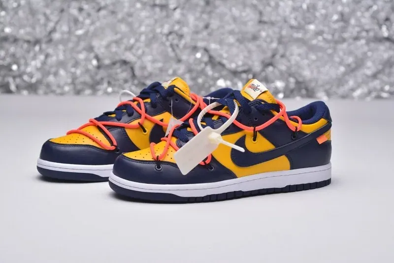 OFF-WHITE LOW “UNIVERSITY GOLD” DUNK