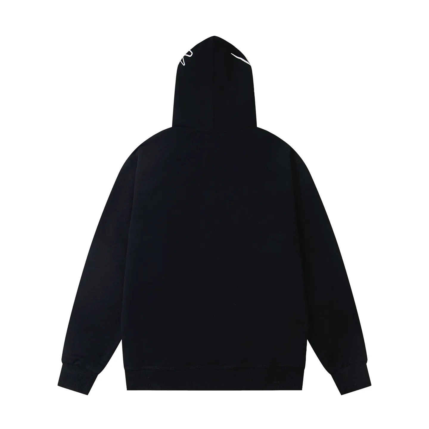 Back Stussy Double Embroidered Logo Hoodie
