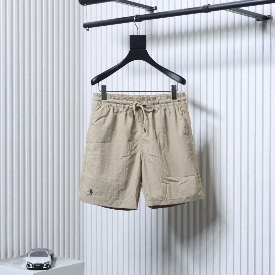 RL x BEAMS Embroidered Pony Swim Shorts Color Khaki