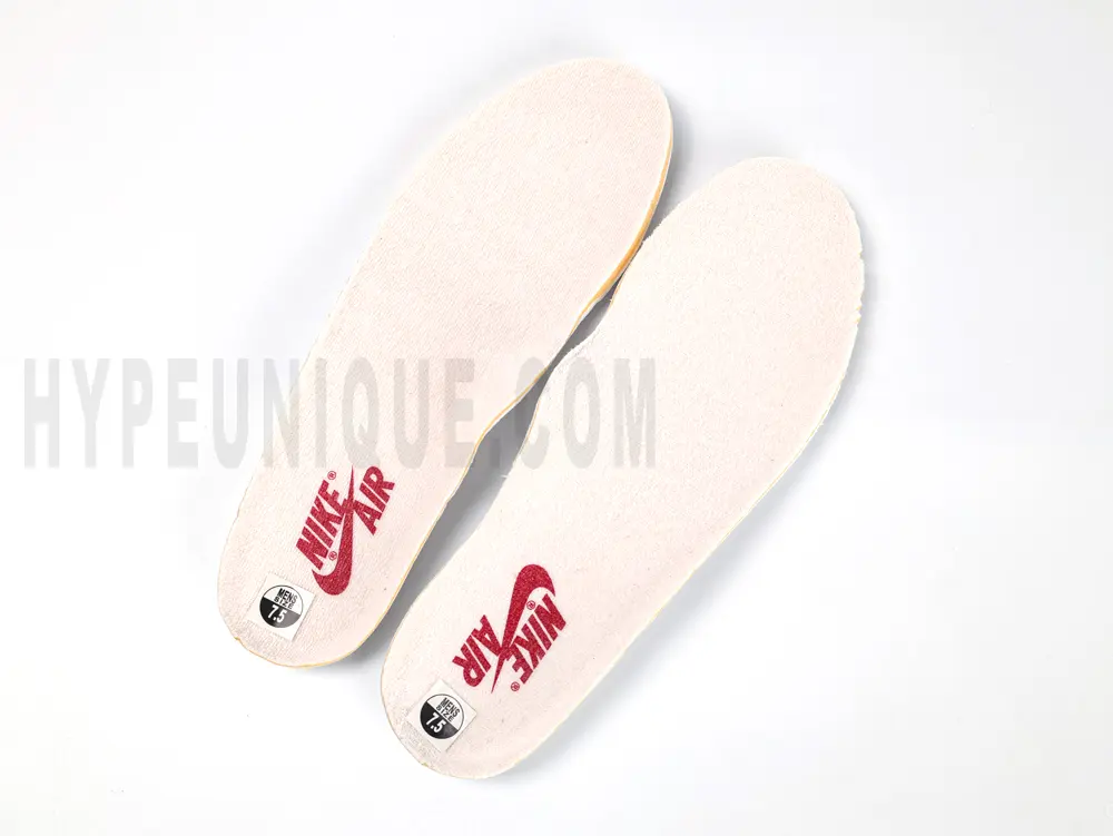 the white insole