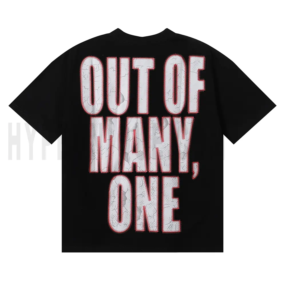 The back of the black clothes