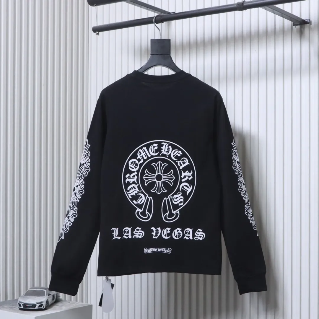 CH 25FW Las Vegas Horseshoe Print Long-Sleeve Shirt