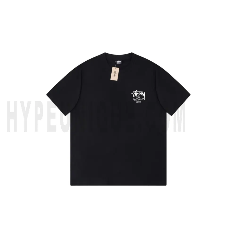 The front of the black clothes