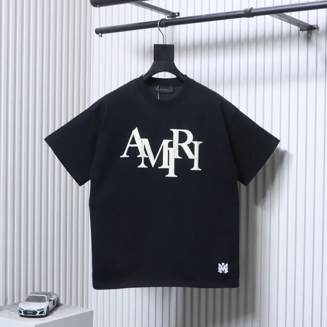 Amiri Logo Foam Print T-Shirt