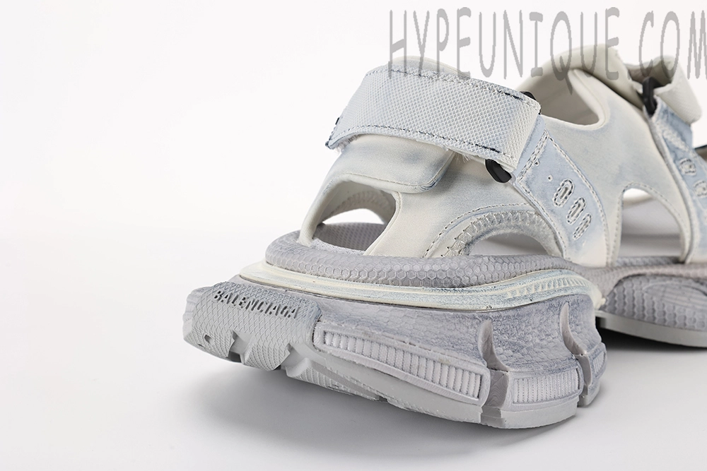 Balenciaga Men's Light Gray 3xl Sandals