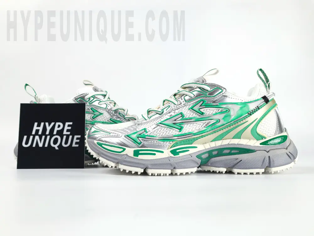 Off-White Sneakers Be Right Back Argento/Turchese