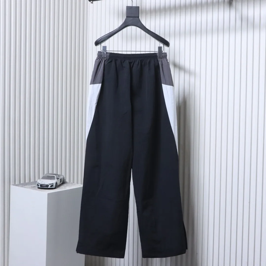 Back BLCG 24FW Embroidered Wide-Leg Track Pants