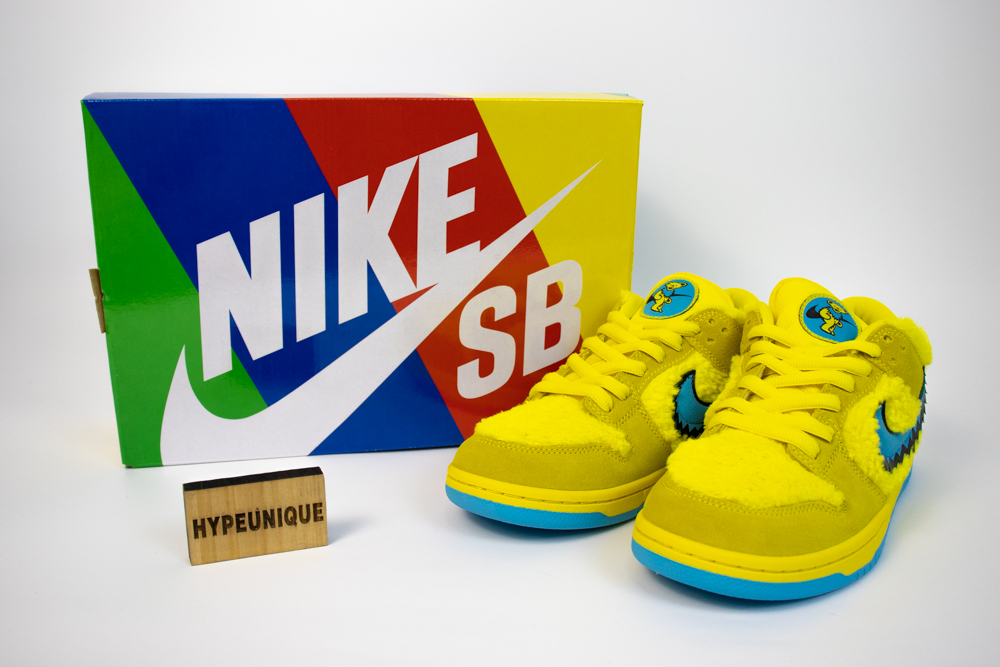SB Dunk Low Grateful Dead Bears Opti Yellow