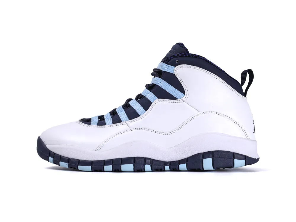 Jordan 10 Retro Ice Blue Left Side View