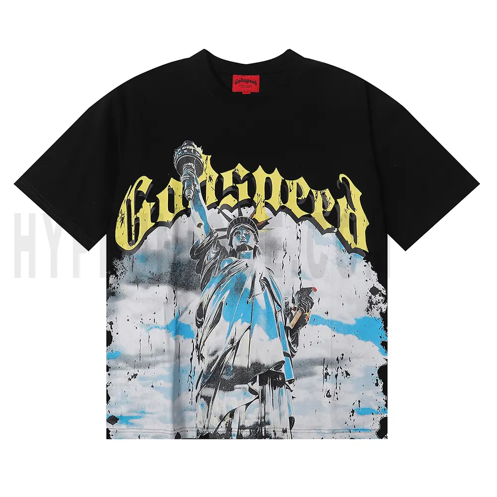 The front of the black clothes