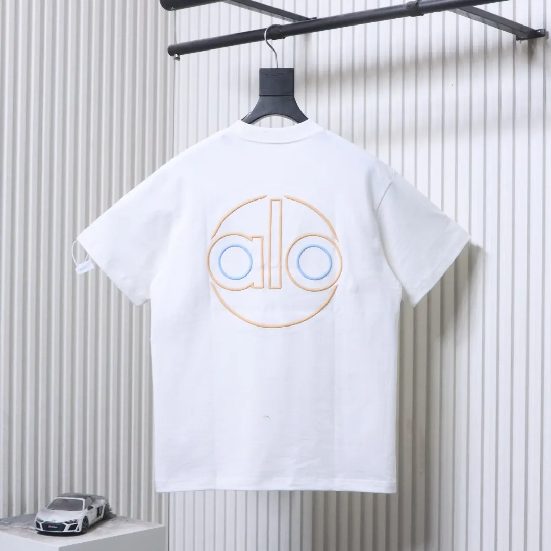 Back Color-Block Double-Sided Embroidered Logo T-Shirt