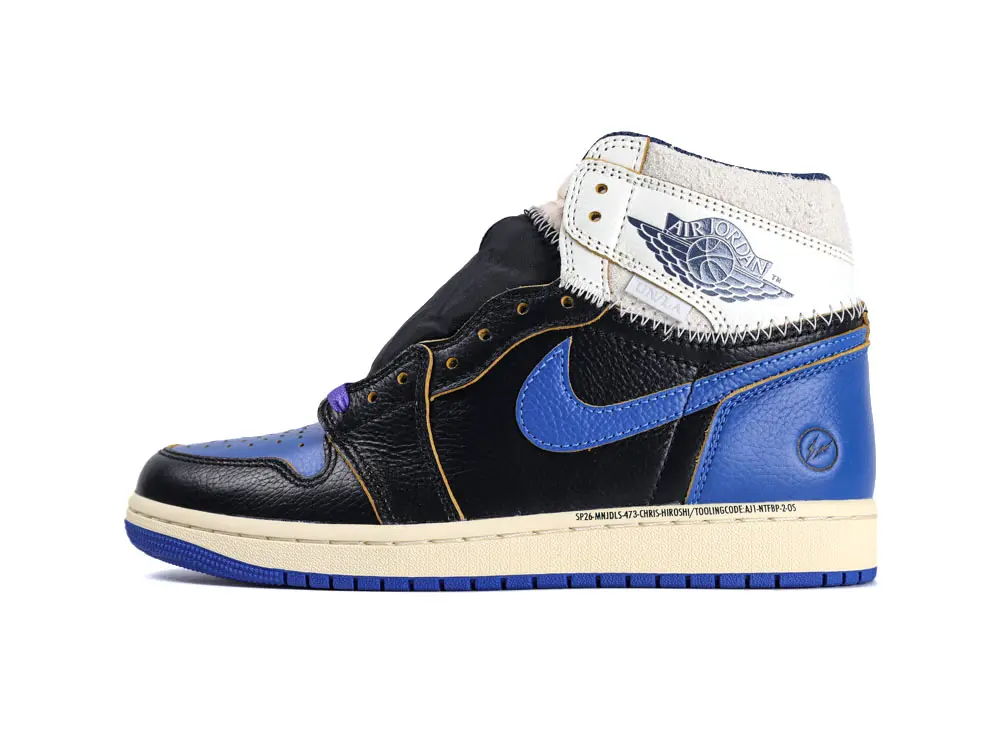 Side view of the shoe