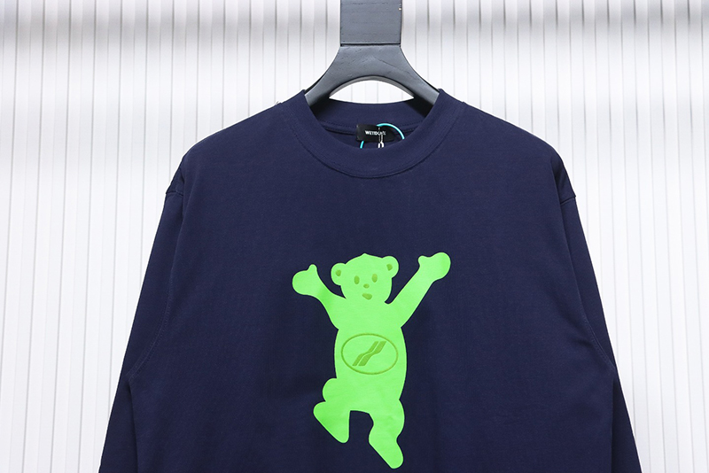 Double-Sided Bear Printed T-Shirt