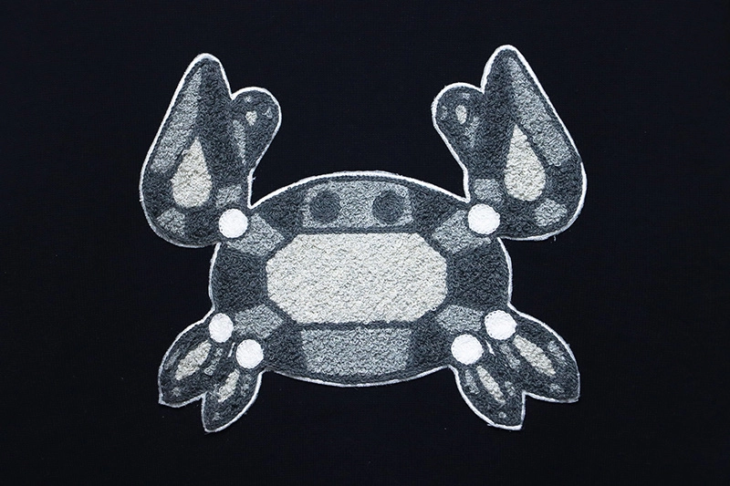 Crab Zipper Baseball Jacket