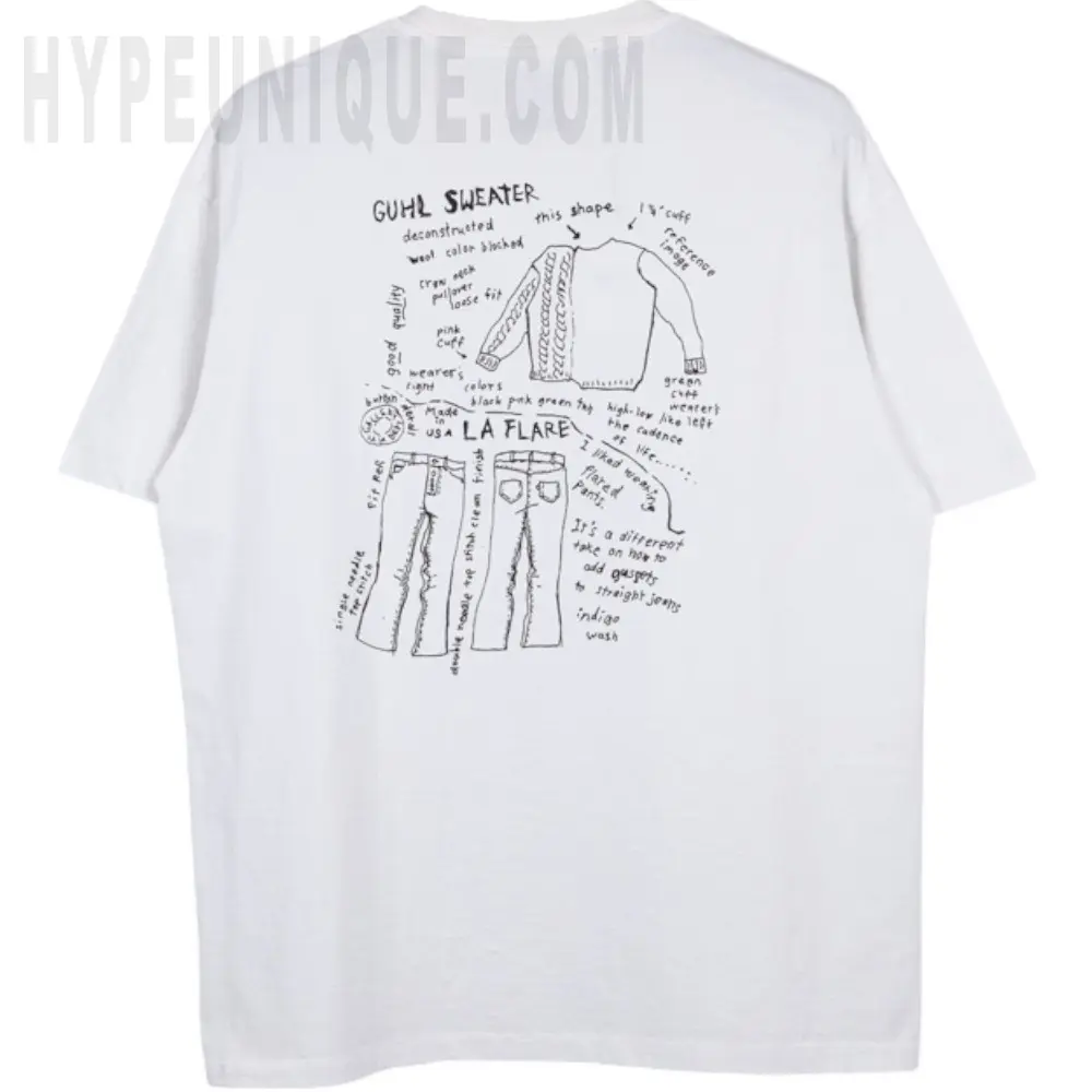 The back of the clothes.