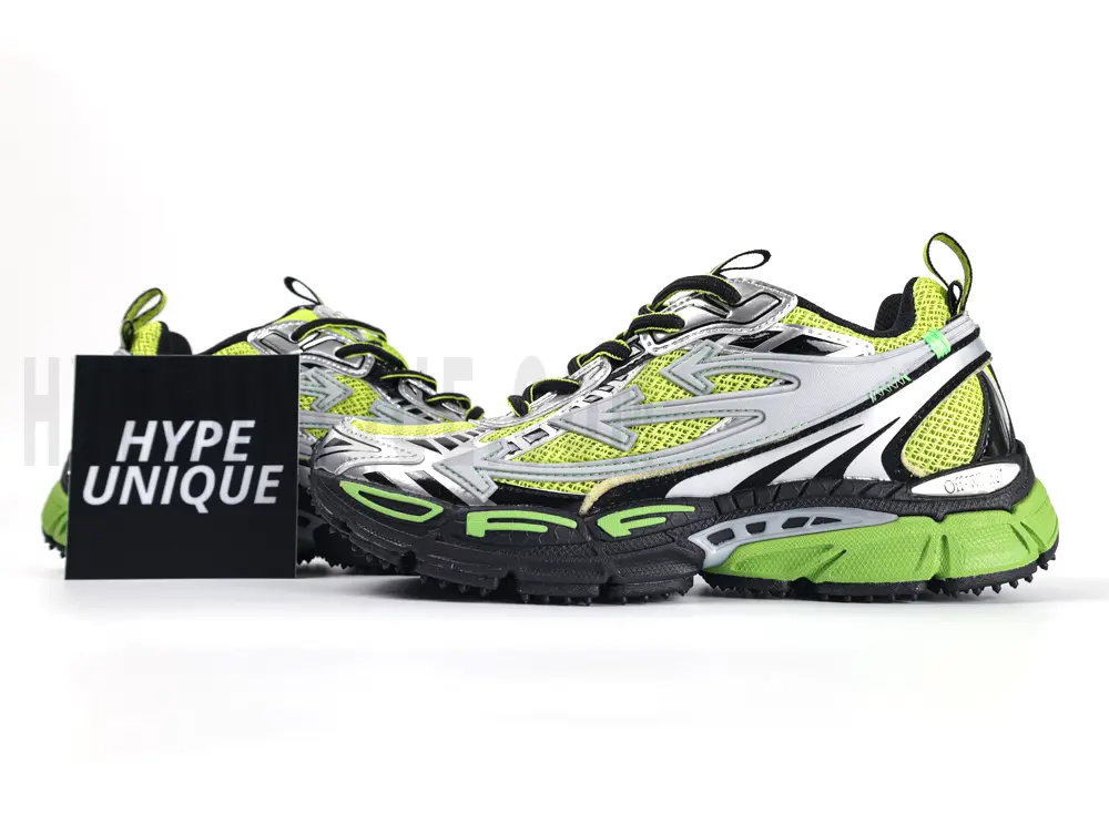 Off-White Be Right Back ‘Silver Green Fluo’