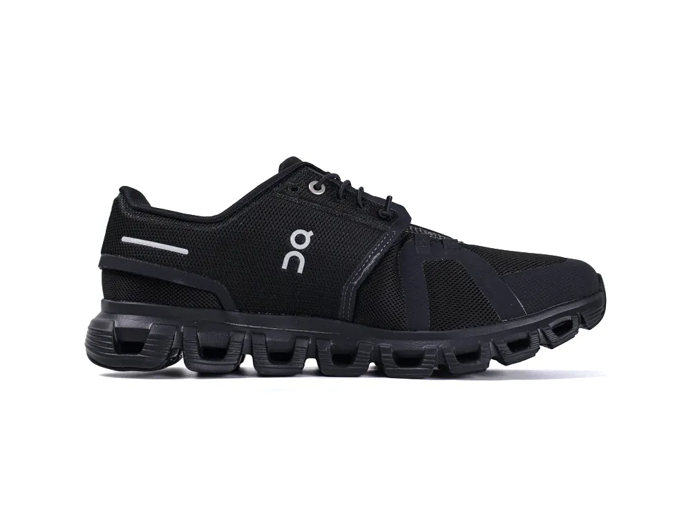 On Running Cloud 6 Black Sneakers Right Side View