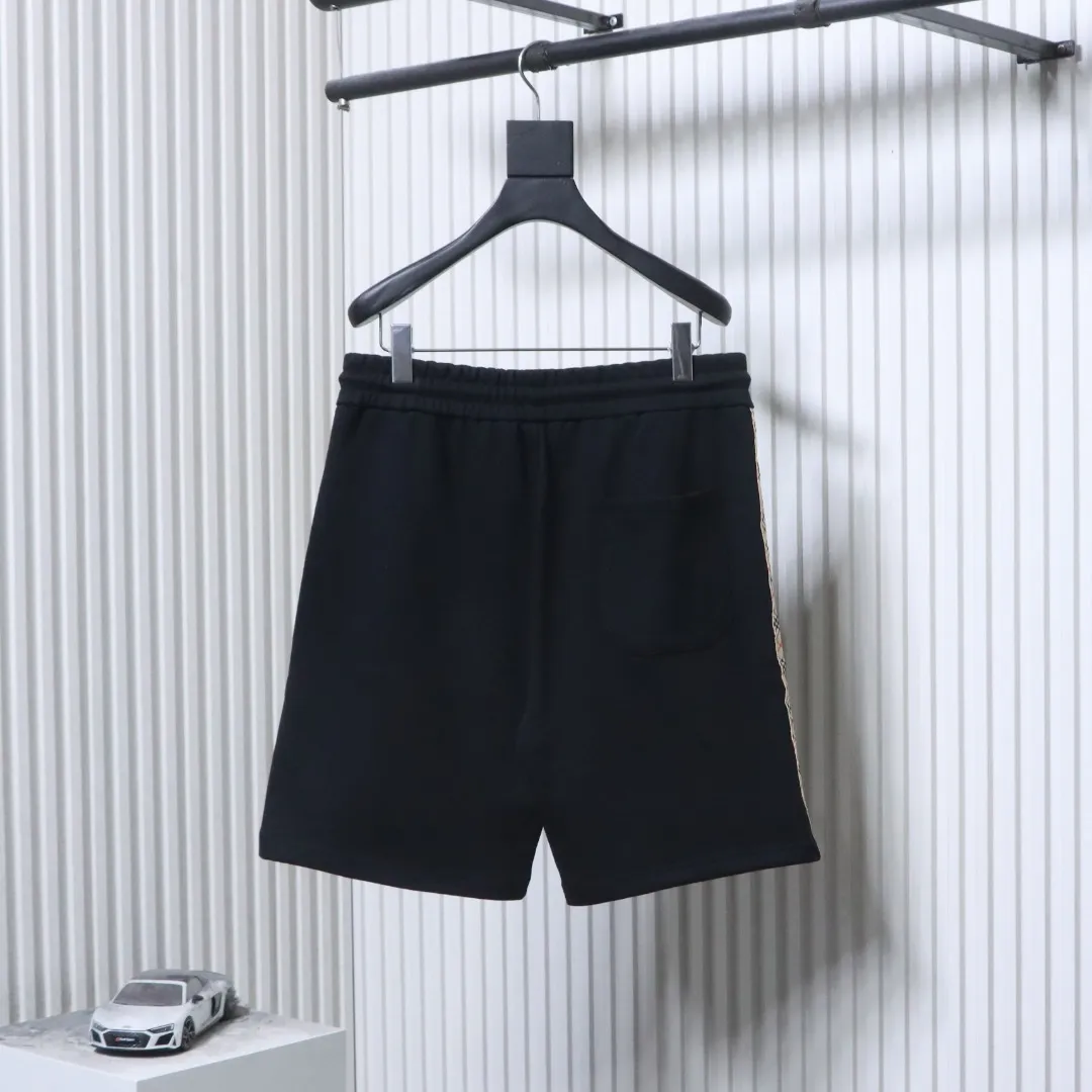Back Side Check Embroidered Horse Shorts